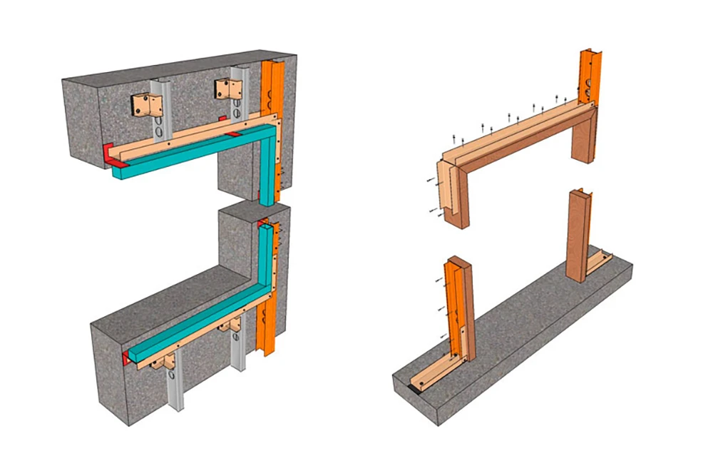 img Integral solutions: versatility of the pre-frames in different construction systems.